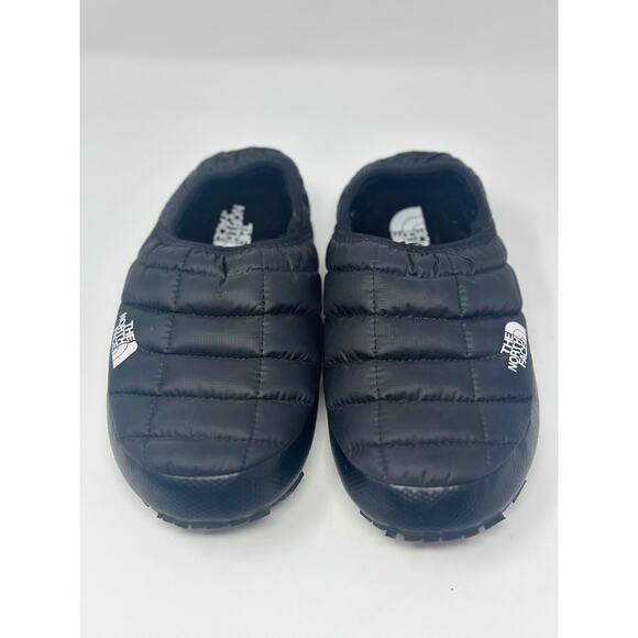 The North Face Thermoball Black Traction Mules Slip On Quilted Slippers Size 5 - Picture 2 of 7